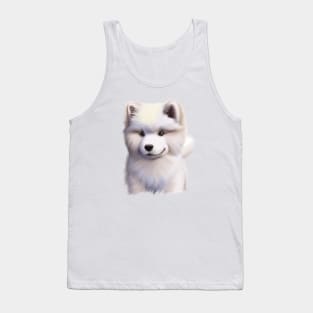 Cute Samoyed Drawing Tank Top